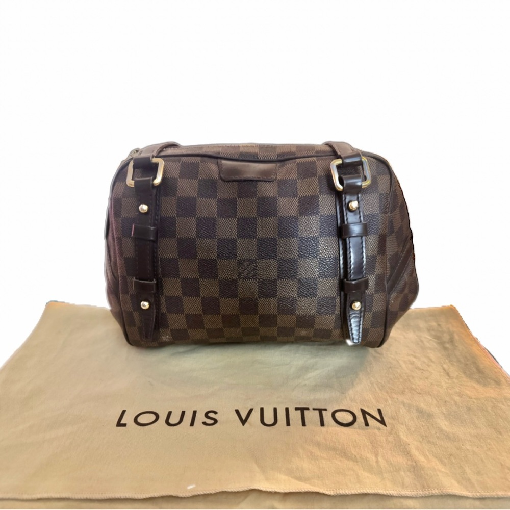 Authentic Louis Vuitton Rivington PM Damier Ebene + dust bag